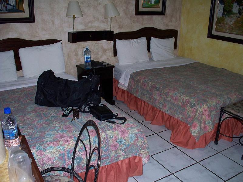 100_1880.jpg - Hotel room in Copan, Honduras.  This was very much a tourist area so the rooms weren't cheap...  But it was a nice place.  The following pictures are from Copan and the Ruins in Copan.